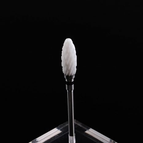 Ceramic Burr Cone Shape for Polishing and Finishing, Dental Lab Bur for Zirconia, Dentures, and PMMA Application