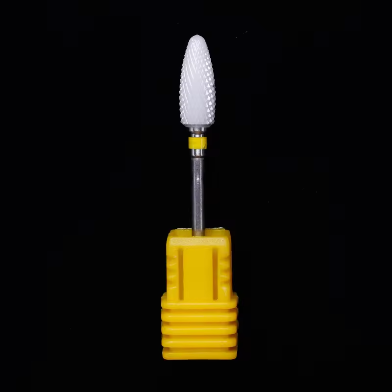 Ceramic Burr Cone Shape for Polishing and Finishing, Dental Lab Bur for Zirconia, Dentures, and PMMA Application