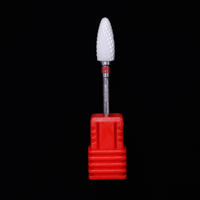 Ceramic Burr Cone Shape for Polishing and Finishing, Dental Lab Bur for Zirconia, Dentures, and PMMA Application