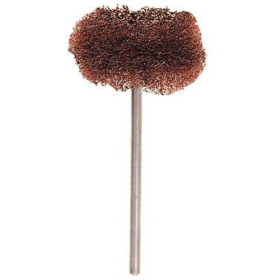 Brush for final buffing and smoothing of PMMA & dentures.